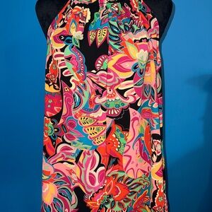 Vibrant Multicolor Halter Top